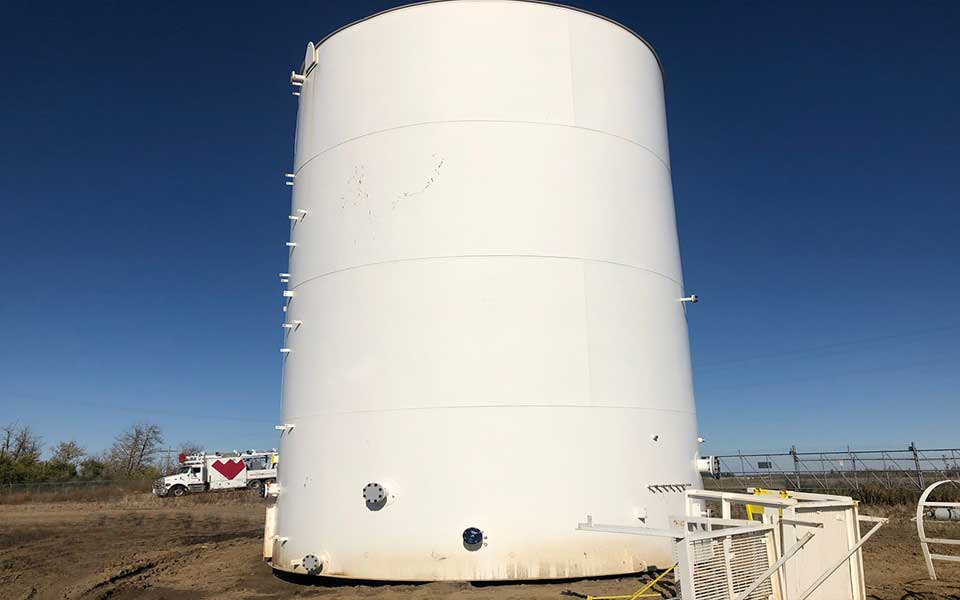 2000 BBL Water Storage Tank