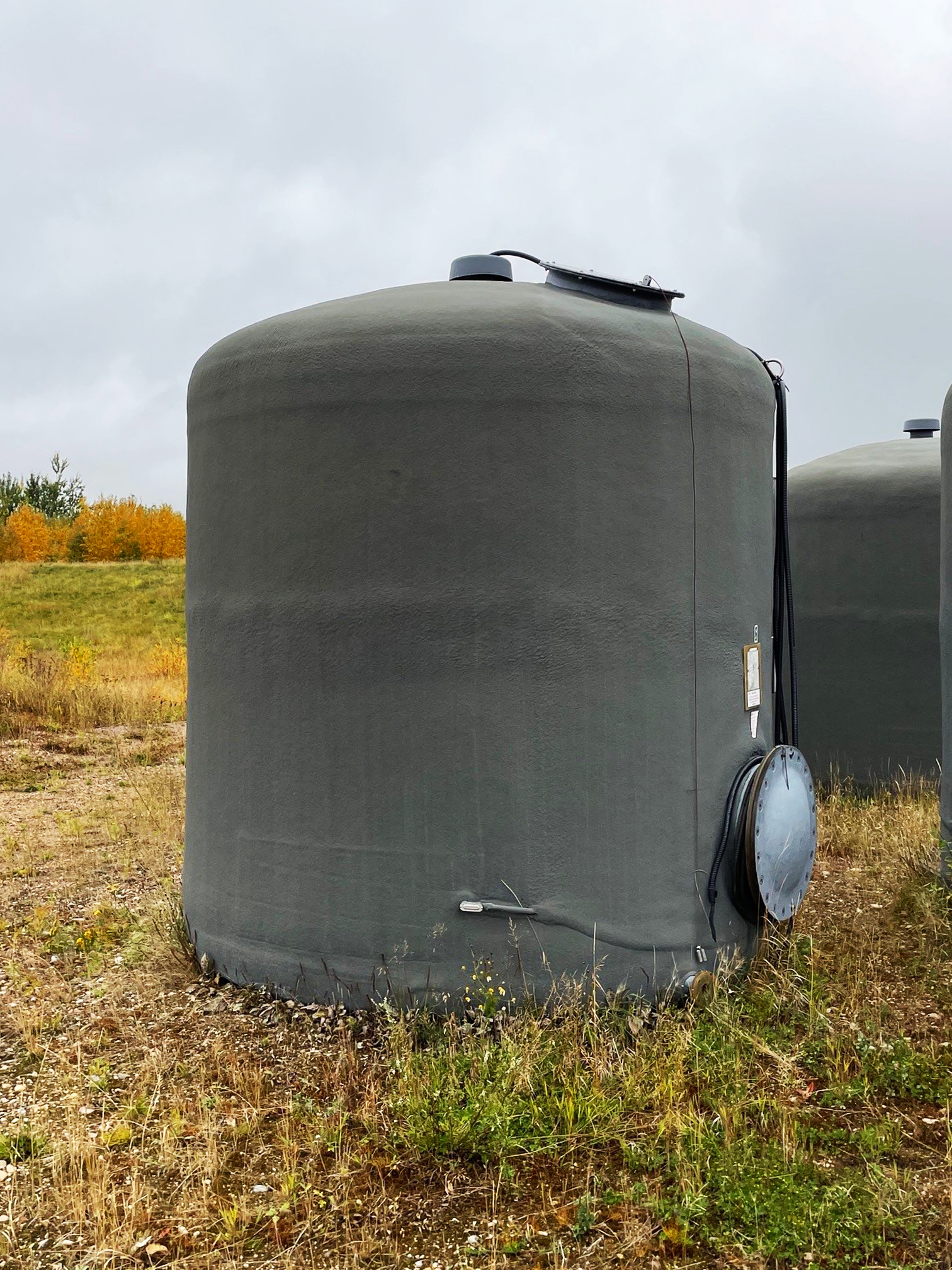 200 BBL Fiberglass Insulated Heated Storage Tanks